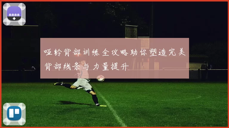 哑铃背部训练全攻略助你塑造完美背部线条与力量提升